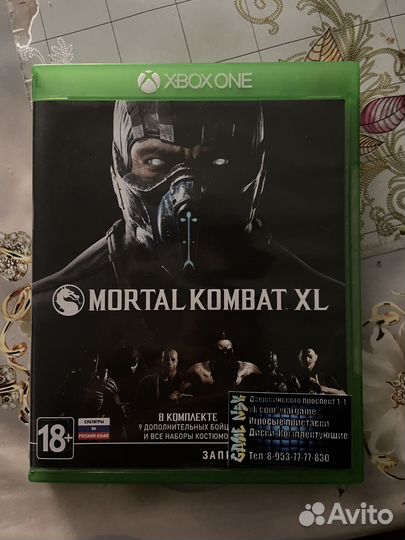 Игры на xbox one Mortal combat X