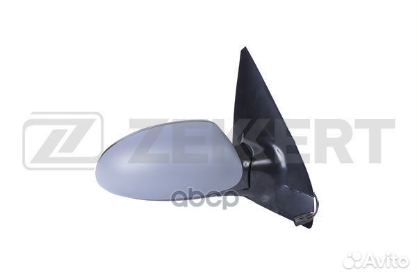 Зеркало в сборе правое / грунтованное / выпукло