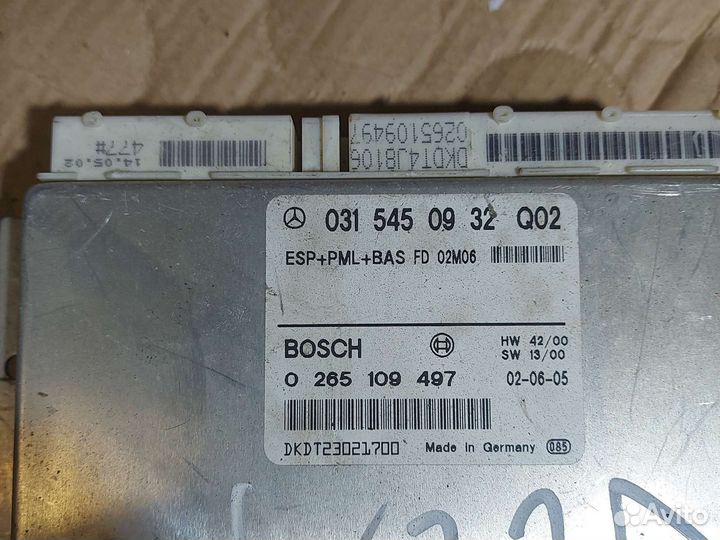 Блок управления ESP PML BAS Mercedes W220 W215