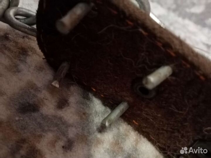 Ошейник натуральная кожа