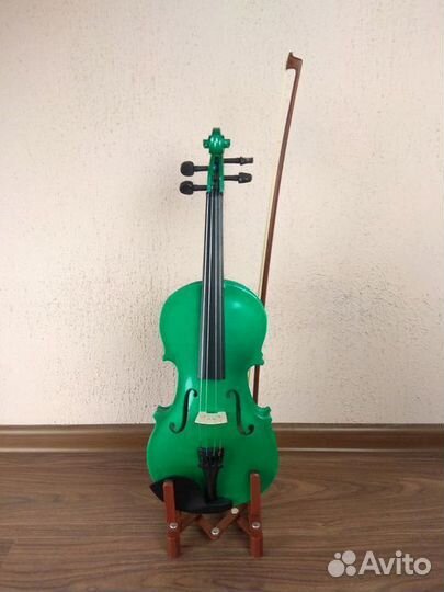 Новая Скрипка зеленая Antonio lavazza VL-20/GR 3/4