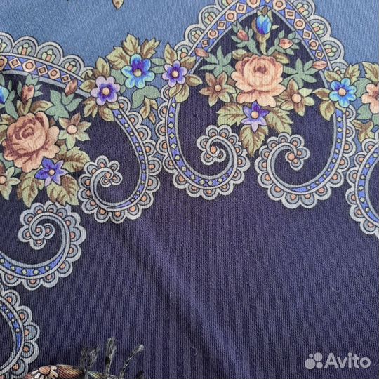 Павловопосадский платок шерсть