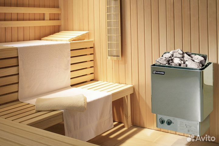 Электрокаменка Печь Для Бани Ермак SCA-45 BS