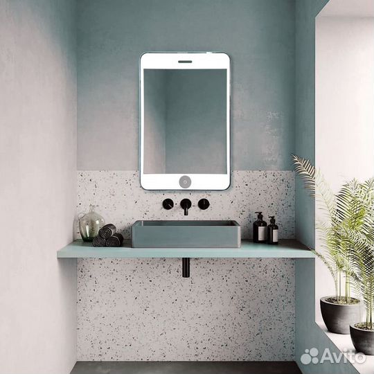 Зеркало azario Адам 550х800 с LED-подсветкой и ди