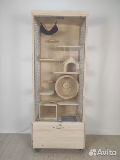 Клетка витрина для шиншилл