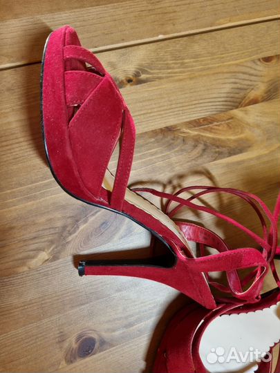 Босоножки женские 38 размер натуральная замша