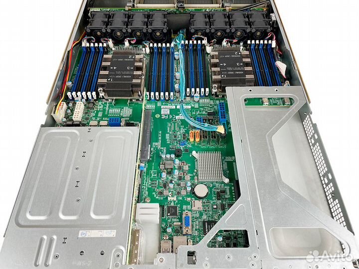 Сервер Supermicro 6019U-TR25M 2xPlatinum 8168 16Gb