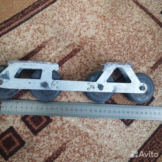 Коньки роликовые СССР