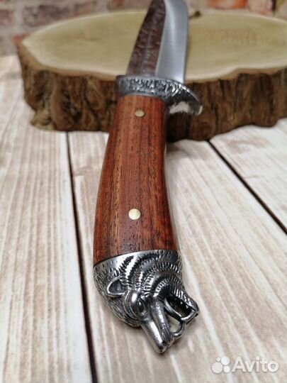 Нож охотничий волк
