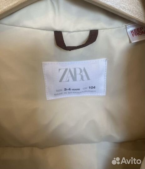 Куртка zara 104