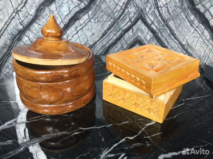 Шкатулка деревянная СССР