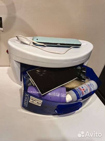 Набор для маникюра, ультрафиолетовый контейнер