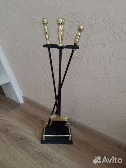 Кованый каминный набор