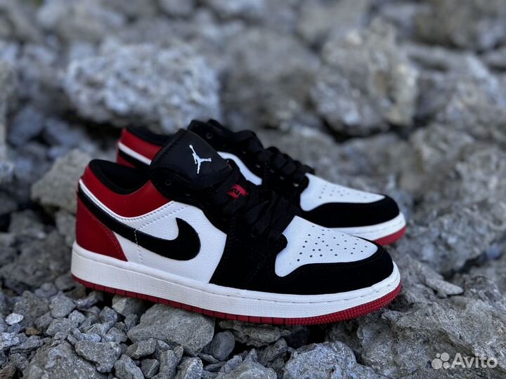 Кроссовки Nike Air Jordan 1 x White/Red/Black