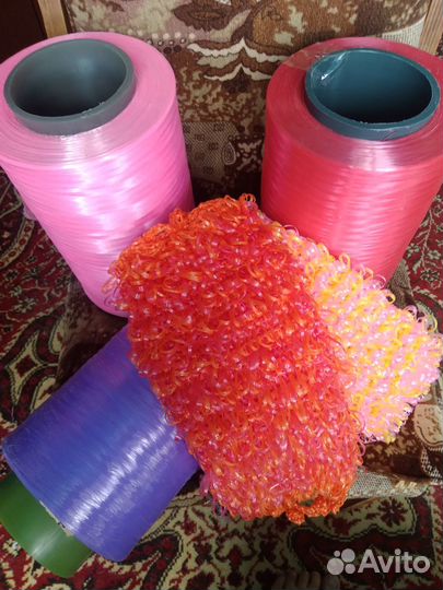 Нитки для мочалок (1 кг) мочалки