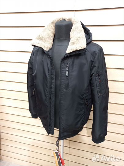 Мужской зимний бомбер Пилот