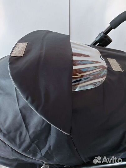 Санки коляска Ника 7-5Sк Графитовые