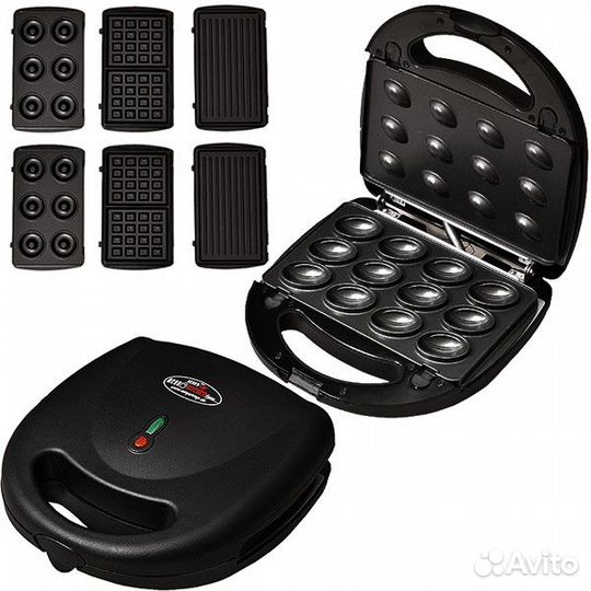 Вафельница электрическая c формами galaxy GL2972