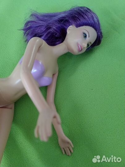 Кукла барби Маттел с сиреневыми волосами