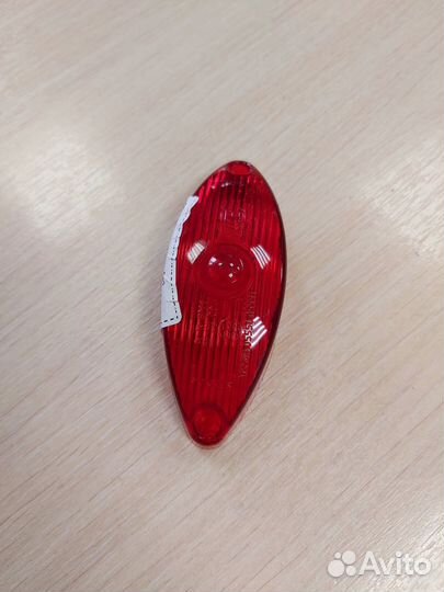 Рассеиватель фонаря прицепа гф2 красный (стекло ф