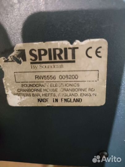 Микшерный пульт Soundcraft Spirit Folio FX8