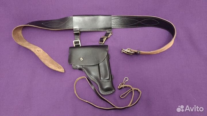 Ремень кожаный советский вмф