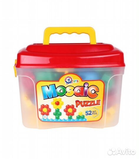 Мозаика-пазлы Пчёлка 52 детали в чемодане Т3619