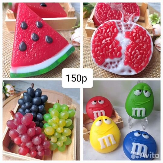 Подарки из мыла ручной работы