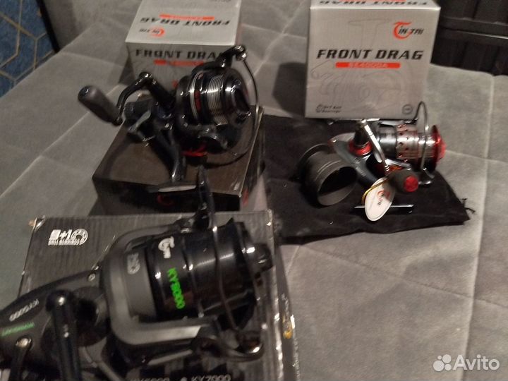 Катушка мощная силовая карповая 5000