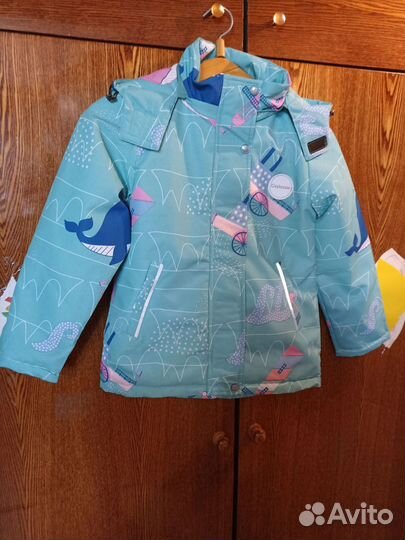 Б/у куртка демисезонная, р.116
