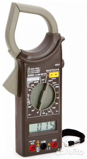 Клещи - мультиметр цифровой Mastech M266C