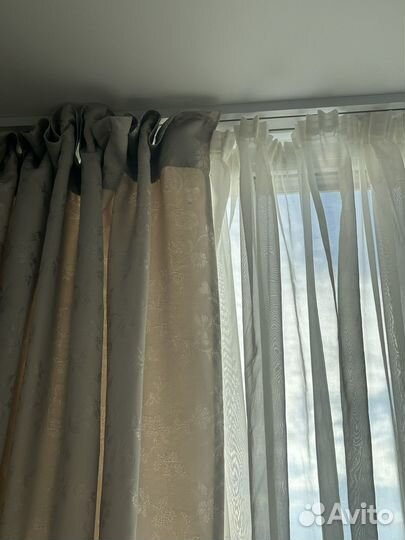 Комплект шторы и тюль