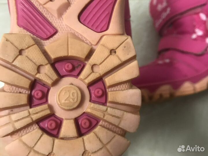 Сапоги зимние для девочки 29