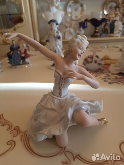 Статуэтка фарфор, Unter Weiss Bach.1940-1958гг