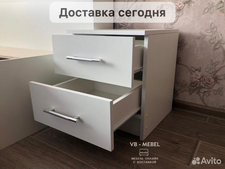 Тумба прикроватная белая