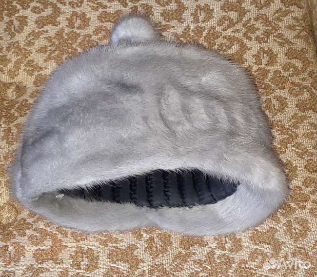 Шапка норковая женская