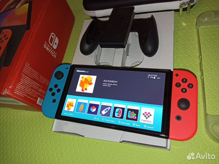 Nintendo switch oled прошит 192 gb