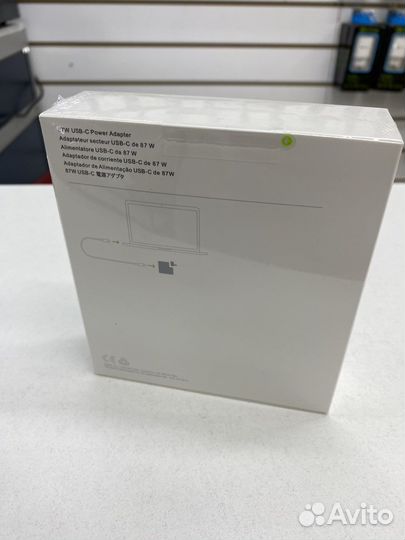 Блок питания (зарядка) для Apple MacBook 87W