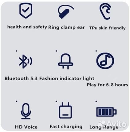 Беспроводная Bluetooth-гарнитура с микрофоном