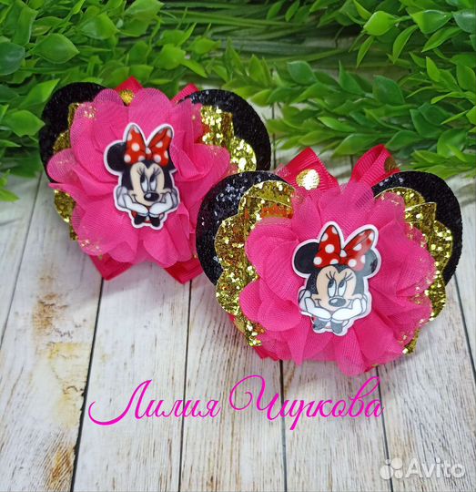 Банты для волос ручной работы