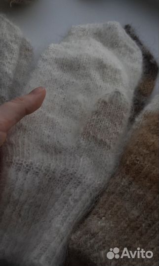Носки, варежки из собачьей шерсти