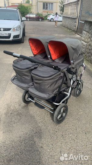 Коляска 2 в 1 для двойни Bumbleride Indie Twin