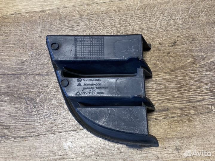 Skoda octavia a5 накладка бампера левая рестайлинг