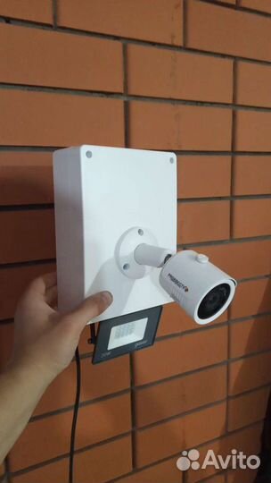 Уличный комплект видеонаблюдения для стройки