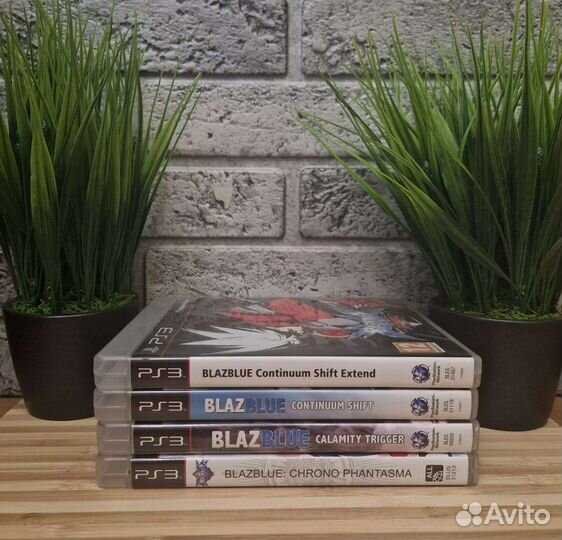 Коллекция Дисков Blazblue (Все с Мануалами) на PS3