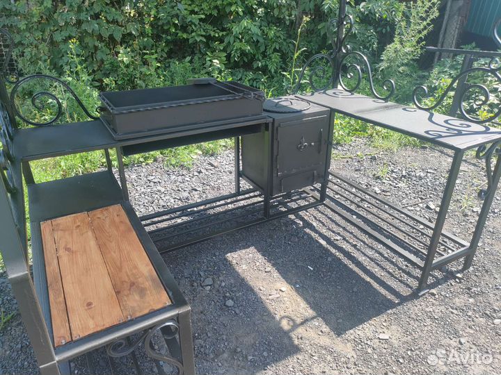 Мангалы с навесом 8мм с зольником, цена от