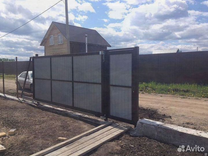 Ворота с автоматикой под ключ