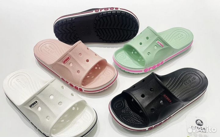 Женские шлепанцы crocs сланцы