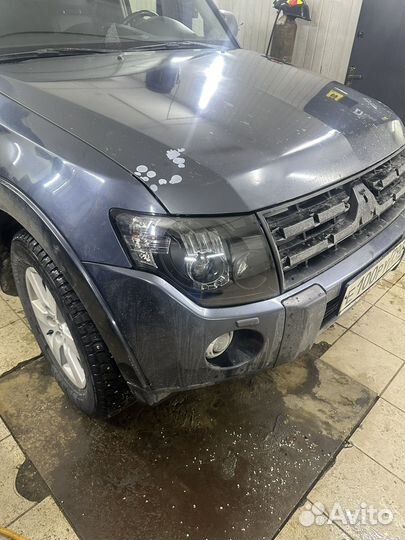 Фары mitsubishi pajero 4