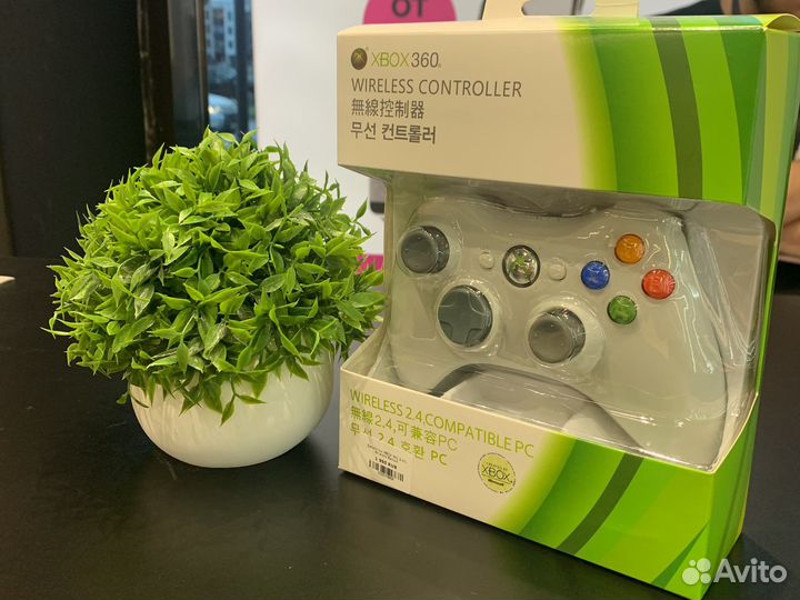 Джойстик xbox 360 беспроводной PC